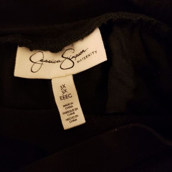 Jessica Simpson Maternity pants black 3X NWT - Picture 3 of 7